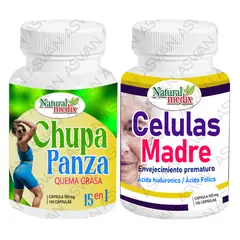 GENERICO - PACK CHUPA PANZA + CÉLULAS MADRE 100 CÁPSULAS