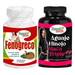 GENERICO - PACK FENOGRECO + AGUAJE HINOJO 100 CÁPSULAS