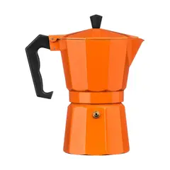 PENTHA - Cafetera Moka Italiana Café Espresso 6 Tazas - 300ml Naranja