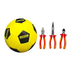 KAMASA - Juego de Alicates Aislante CR-V 3 Pzs KM2167 + Pelota