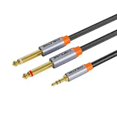VENTION - Cable 5m Audio Estereo TRS 35mm 635mm DUAL PREMIUM Pc Android
