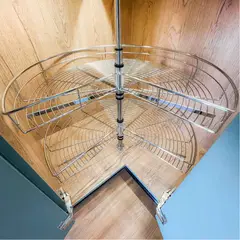 MAS CASA MOBILIARIO Y ACCESORIOS - Torno 270° cromado 62 cm diámetro