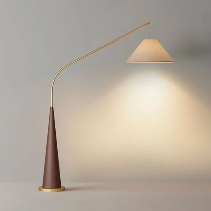 Lámpara de Pie Wood Led