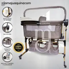 BABY - Cuna Colecho Mecedora «EMBY» de Lujo Coffee