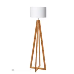 GENERICO - Lámpara de Pie Wood Led