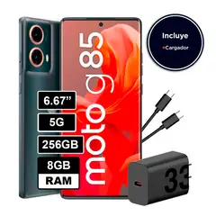 MOTOROLA - Celular MOTO G85 5G 256GB 8GB 50 MP + 8MP 6,7" GRIS