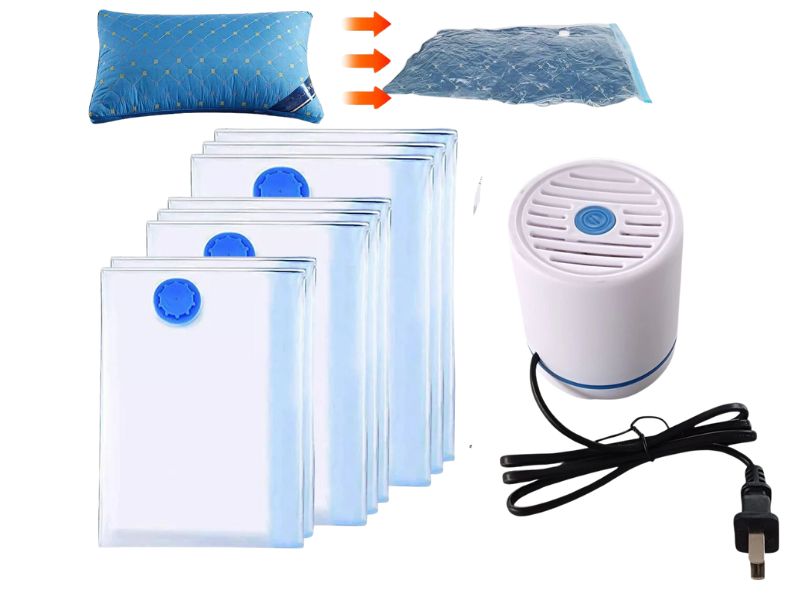 EXTRACTOR SUCCIONADOR DE AIRE ELÉCTRICO PARA BOLSAS AL VACÍO 45W