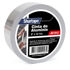 SHURTAPE - Cinta De Aluminio 2 Pulgadas x 30 yds AF-91230