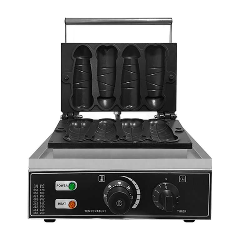 Maquina Waffles 3D Molde Especial Cocina Comercial
