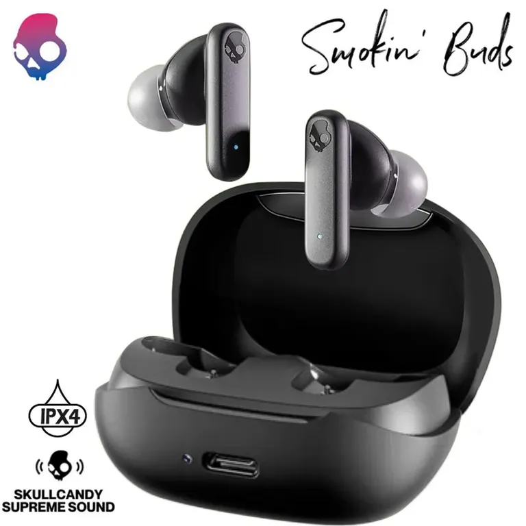 Audífonos Smokin Buds Supreme Sound Bluetooth 5. 2 Black