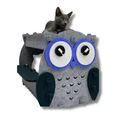 GENERICO - Casita En Forma De Búho Para Mascota