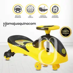 BABY - Correpasillo Twist Car con Luces «WHALL» Yellow