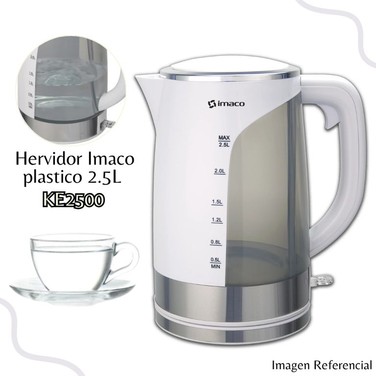 Hervidor Eléctrico de 2.5 Lt de 2200W - KE2500