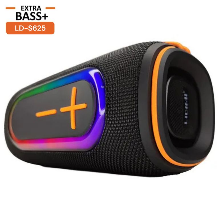 Parlante LD-S625 20W Extra Bass con Luces RGB