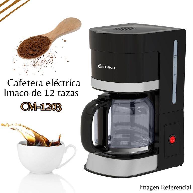 Cafetera Eléctrica de 12 Tazas - CM1203
