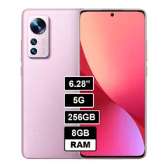XIAOMI - Celular 12 5G 256 8GB RAM LILA