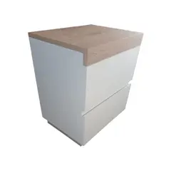 GENERICO - Velador Duna & Blanco Elegancia Minimalista para tu Espacio