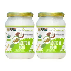 HEALTH NATURAL - PACK 2 ACEITE DE COCO ORGÁNICO HEALTHNATURAL 1000ML