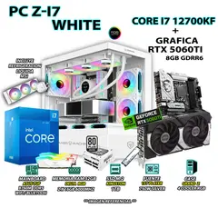 INTEL - Computadora PC Gamer I7 12700KF RAM 32GB SSD 1TB GRAFICA RTX 5060TI 8GB