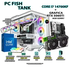 INTEL - Computadora PC Gamer I7 14700KF RAM 32GB SSD 1TB GRAFICA RTX 5060TI 8GB