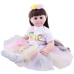 GENERICO - Muñeca Reborn Inteligente Interactiva 55 cm