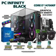 INTEL - Computadora PC Gamer I7 14700KF RAM 32GB SSD 1TB GRAFICA RTX 5060TI 8GB