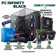 INTEL - Computadora PC Gamer I7 12700KF RAM 32GB SSD 1TB GRAFICA RTX 5060TI 8GB
