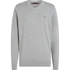 TOMMY HILFIGER - SWEATER ESSENTIAL COTTON V NECK