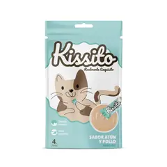 PREMIUM - Kissito Gatos Atún y Pollo Snack para Gatos x 4 un