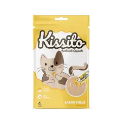 PREMIUM - Kissito Gatos Pollo Snack para Gatos x 4 un