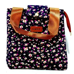 NACIONAL - Lonchera Térmica Azul Noche Floral