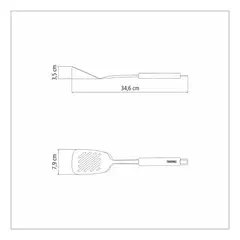 TRAMONTINA - Utensilios Marffim de Acero Inoxidable 4 Piezas