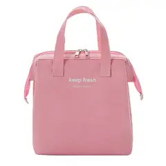 ZIMRAHYG - Lonchera Bolsa Térmica De Almuerzo Portátil Gran Capacidad Rosa