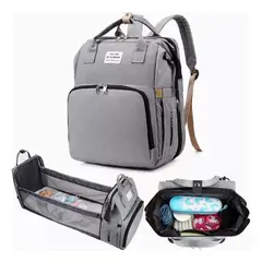 BLLOQ - Bolsa Mochila De Pañales Para Mamá Cama De Bebé Plegable