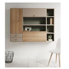 TU MESITA - Mueble de Estudios Flotante Rigoberto con Escritorio abatible