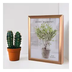 GENERICO - Pack3 Marco de Fotos Clasico en Dorado Y+Regalo Agendita