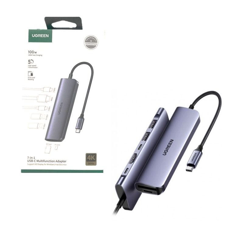 Adaptador Multipuertos Hub 7 en 1 Original