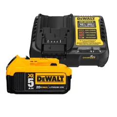 DEWALT - Bateria 5Ah 20V Max DCB205 + Cargador 1220V DCB1104 DCB205-K3