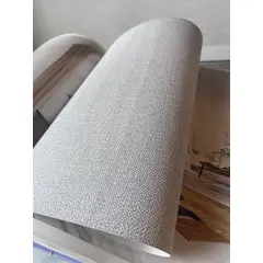 QUEENS DECO - Papel tapiz Lino Greige 5m2