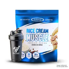 BLUHEALTH NUTRITION - Crema De Arroz 1Kg Chocolate+Shaker