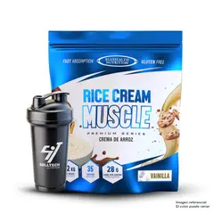 BLUHEALTH NUTRITION - Crema De Arroz Bluhealth 1Kg Vainilla+Shaker