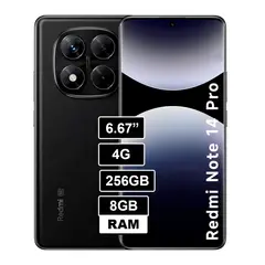 XIAOMI - Celular Redmi Note 14 pro 4G 8GB RAM 256GB NEGRO