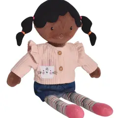 BONIKKA - Muñeca textil suave modelo Alicia 31 cm