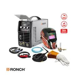 RONCH - MÁQUINA DE SOLDAR 200TIG ACDC + CARETA FOTOSENSIBLE