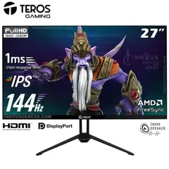 TEROS - Monitor TE-2714S, 27" FHD IPS, 144Hz, 1 ms, HDMI, DP, Speakers