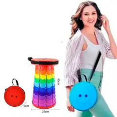 GENERICO - Pack 2 bancos plegables tipo cartera