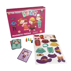 GENERICO - Rompecabeza Didactica y Magnetica Para Niña