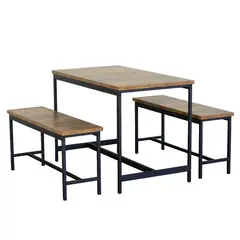 NOVAHUS - Comedor 4 Personas 75x110x60 Cm Industrial