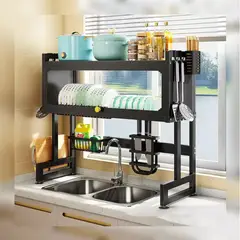 GENERICO - ESCURRIDOR ORGANIZADOR DE PLATOS DE METAL