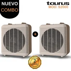 Taurus - Pack Calefactor S2000 2 Velocidades 2000 W X2